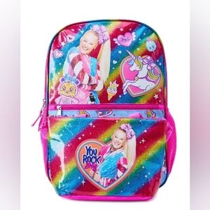 Jojo Siwa  school backpack with lunch bag included